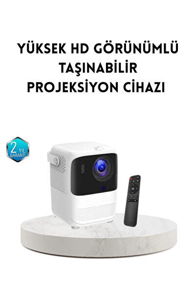 Twin Store Portable Smart 1080P Projector – 64Gb Memory, 2Gb Ram, Full Hd Ima...