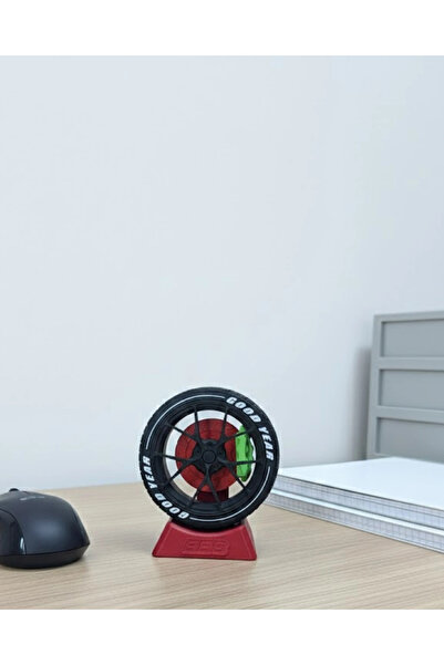 Epilons إكسسوار تصميم رياضي لديكور المكتب على شكل إطار عجلة