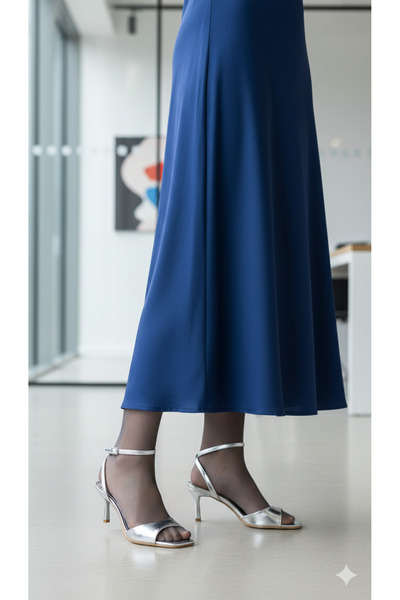 guijarro Women's Thin Strap Heeled Sandals – Stylish Evening and Party Shoes