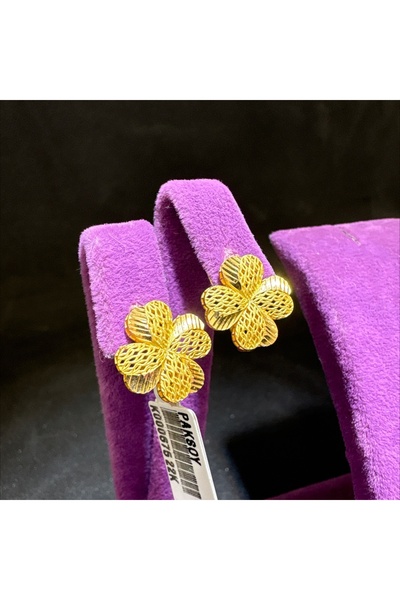 paksoy kuyumculuk 22 Ayar Altın Küpe Şık Tasarım 3.21gr - K000675