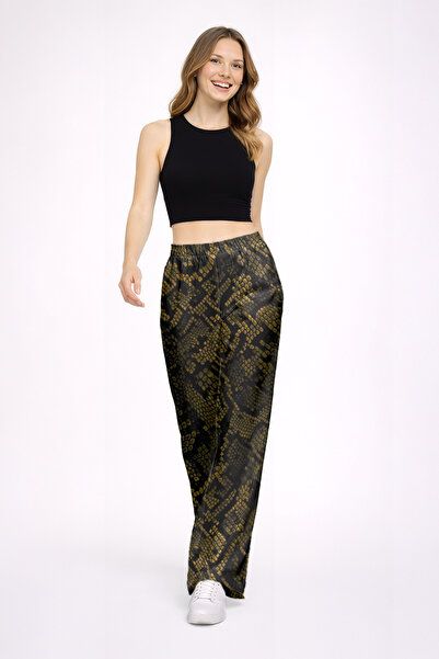 JOLT Women's Snake Print High Waist Pants