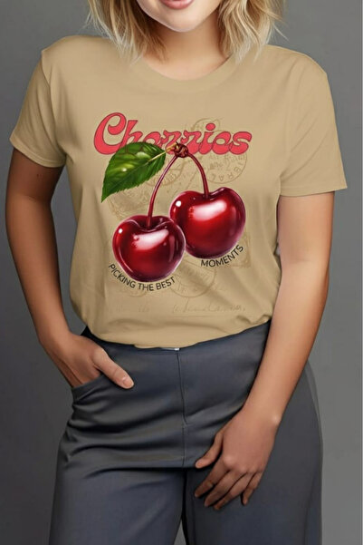 New Shine Cherries Printed Unisex T-Shirt