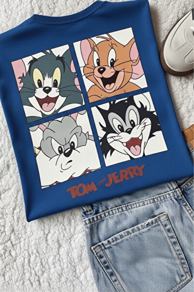 New Shine TRIOC UNISEX CU IMPRIMARE TOM AND JERRY