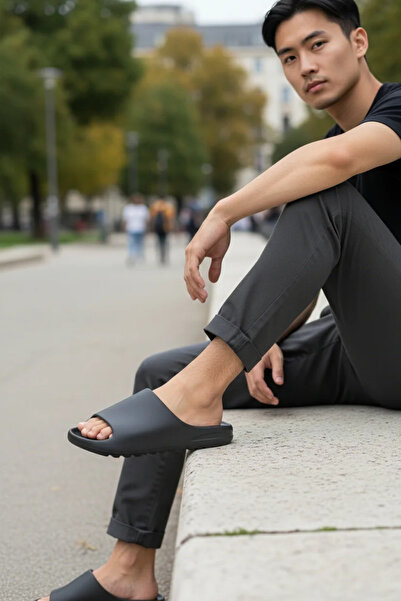 AkınalBella Men's Summer Comfortable Non-Slip Sole Beach Sea Pool Slippers