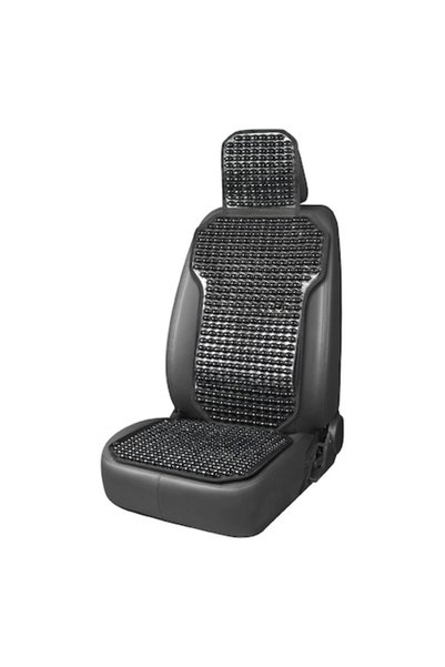 AMIO Husă pentru scaun auto cu bile de masaj, suport lombar și tetieră