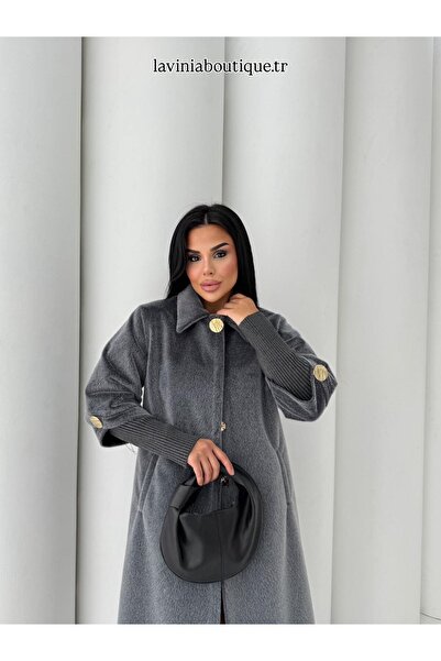 LAVİNİA Gold Toka Detaylı Kaban