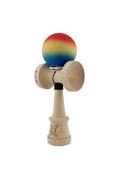 LEIBOO Kendama, LEIBOO, Tricolor, Cupe Mari, 18 cm