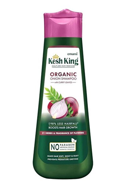kesh king Ayurvedic Organic Onion Shampoo with Curry Leaves 300ml