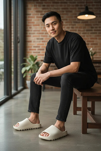 AkınalBella Men's Summer Comfortable Non-Slip Sole Beach Sea Pool Slippers