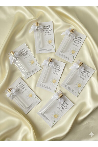 Candles Flame 8 Mart Kadınlar Gününe Özel Pembe ve Mor Çiçekli 10'lu Kolonya ...