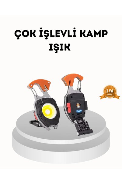 Najmaddin Kargo Şarj Edilebilir Çok Amaçlı Mini Fener – Güvenlik Düdüklü, Kompakt Ve Hafif Tasarım