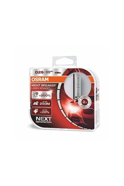 Osram Set de 2 becuri xenon D2S Night Breaker Laser Xenarc +200% 35W