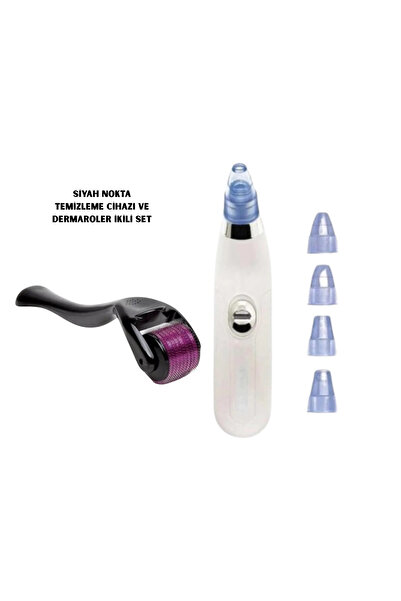 Epilons مجموعة ديرمارولر + منظف الرؤوس السوداء Azrlya-KR-RS34