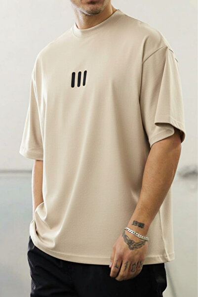 New Shine 3-Line Printed Unisex T-Shirt