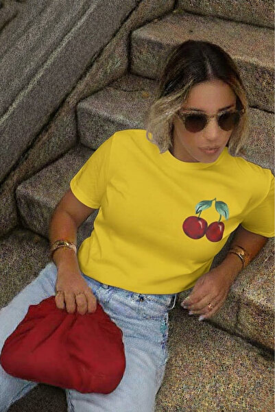 New Shine Cherry Printed Unisex T-Shirt
