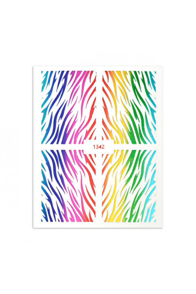 Pink Nails NAIL ART Stickers Animal Print Wraps