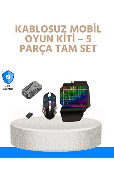 Epilons Bluetooth 5.3 Mobil Oyun Kiti - Pubg Ve Codm İçin 5 Parça Set