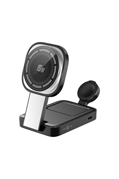 Flippy Statie de Incarcare MagSafe 3 in 1, Flippy, Magnetica Wireles Charger,...