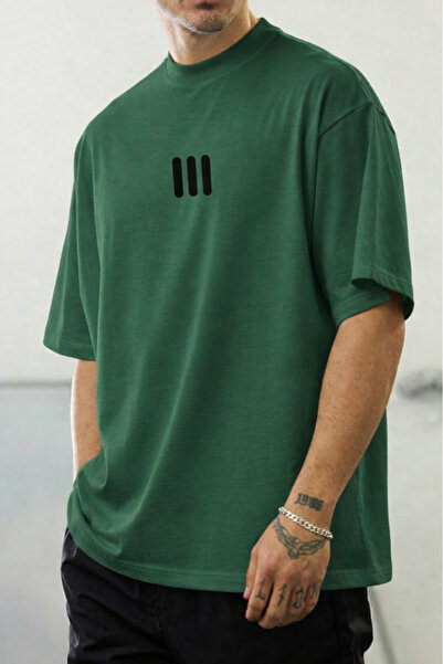 New Shine 3-Line Printed Unisex T-Shirt