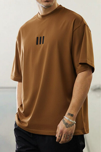 New Shine 3-Line Printed Unisex T-Shirt