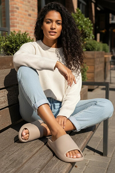 AkınalBella Women's Summer Comfortable Non-Slip Sole Beach, Sea, Pool Slippers