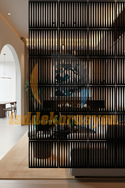 tsddekorasyon Tavandan Asmalı Sarkıt Dekoratif Oda Ayırıcı/Paravan/Ahşap Sepe...