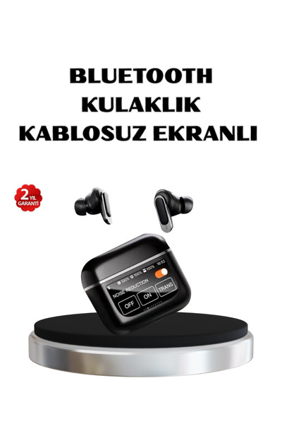 Twin Store سماعة بلوتوث لاسلكية بتقنية Anc – تعمل باللمس، شاشة رقمية، جودة صو...