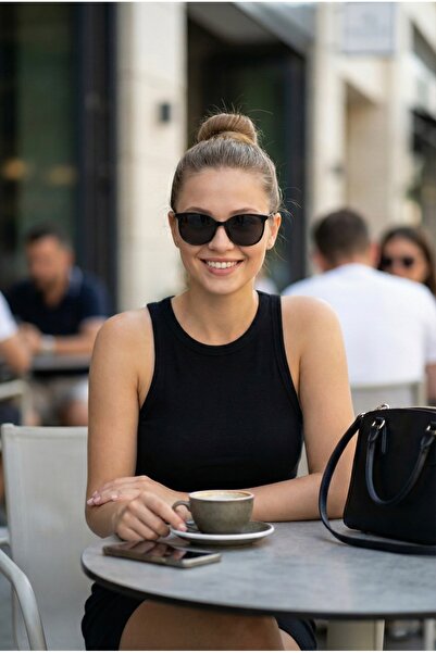 Optelli Lima Black Polarized Sunglasses