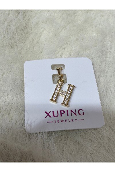 XUPING JEWELRY H Harfi Kolye Ucu
