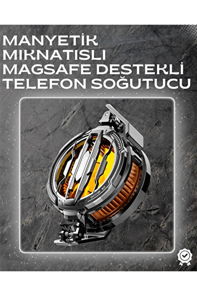 Marsilyan ieg™ Led Işıklı Telefon Soğutucu | Ultra Sessiz Fan | Mıknatıslı Ve...