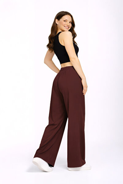 JOLT Women's Coffee Color High Waist Trousers