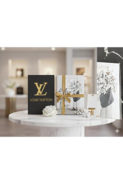 GenelTedarik Dekoratif Kitap Kutusu Sehpa Üstü Dekoratif Kitap Kitap Objesi M...