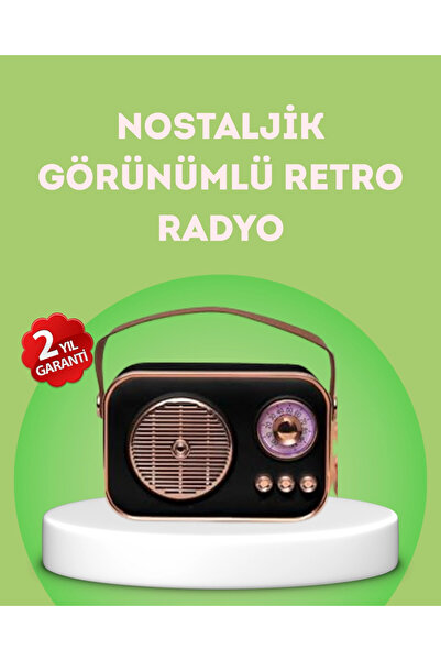 Epilons Nostaljik Retro Radyo – Bluetooth, Usb Ve Fm Özellikli Şık Tasarım