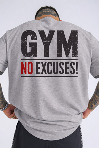 New Shine Gym No Excuses Printed Unisex T-Shirt