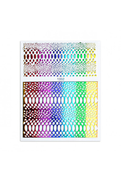 Pink Nails NAIL ART Stickers Animal Print Wraps