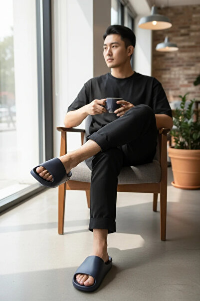 AkınalBella Men's Summer Comfortable Non-Slip Sole Beach Sea Pool Slippers