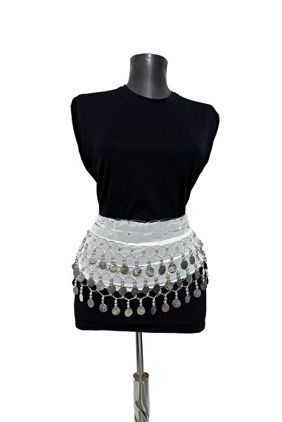 PAPATAY Women's Şakira Belt – Tie-On Beaded Oriental Belt Dance Belt, Dress &...