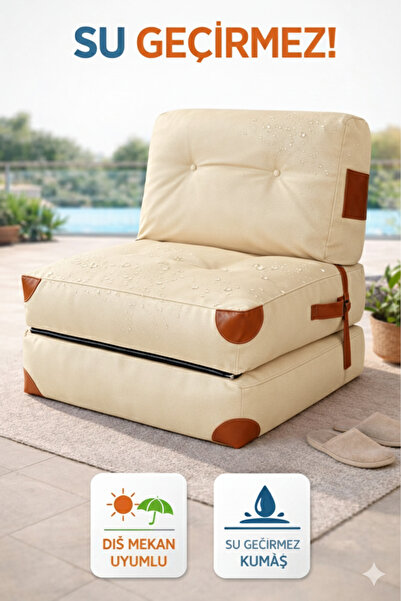 PUFYMAX Comfy DIŞ MEKANLAR İÇİN yeni nesil bohem tekli koltuk,yataklı katlanı...