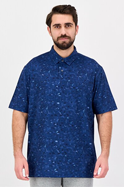 Greg Norman Men Sportswear Fit Short Sleeve Outdoor Polo Shirt, Navy