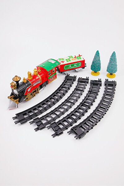 Muy Mucho Electric Train With Light And Sound, Red and Green