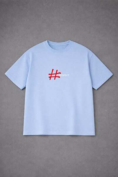 LORVEX Oversized Comfortable Fit Unisex T-Shirt Respectt Printed Premium T-Shirt