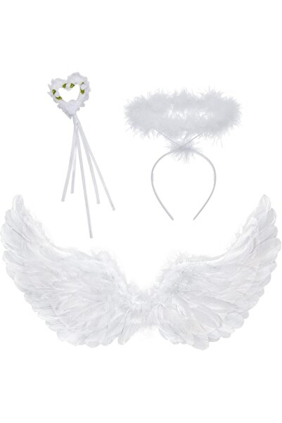 OEM Angel Costume with White Wings 60 cm