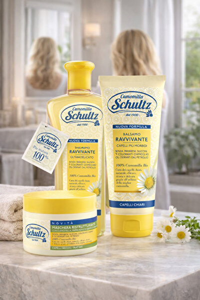 Schultz Açık ve Renkli Saçlar İçin Canlandırıcı 3 lü Bakım Seti Şampuan + Mas...