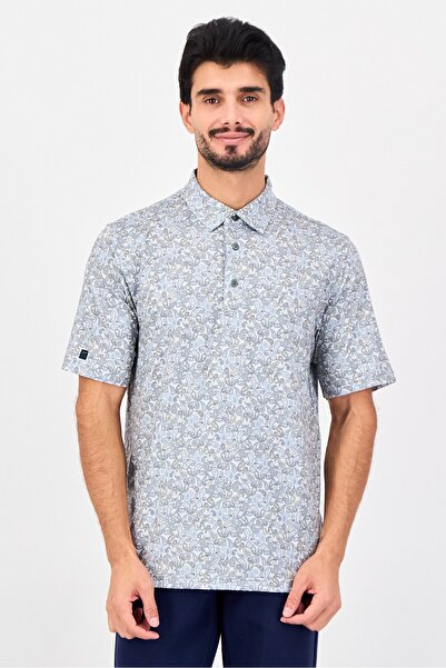 Greg Norman Men Sportswear Fit Short Sleeve Outdoor Polo Shirt, Multicolor