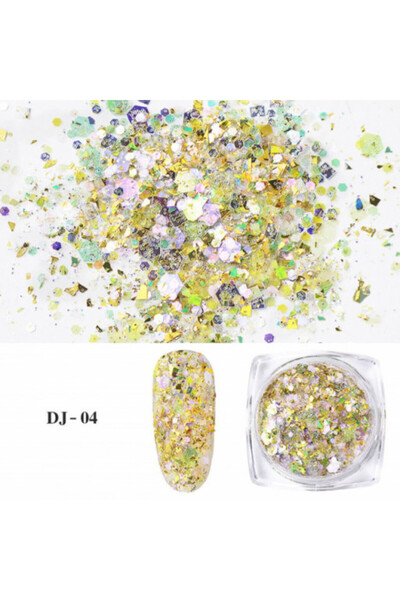 Pink Nails Mix Glitter Holo #4