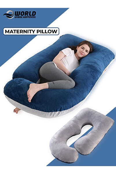 e world unbox happiness U-Shaped Pregnancy Pillow – Full Body Maternity Pillo...