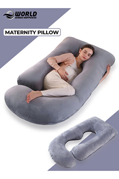 e world unbox happiness U-Shaped Pregnancy Pillow – Full Body Maternity Pillo...
