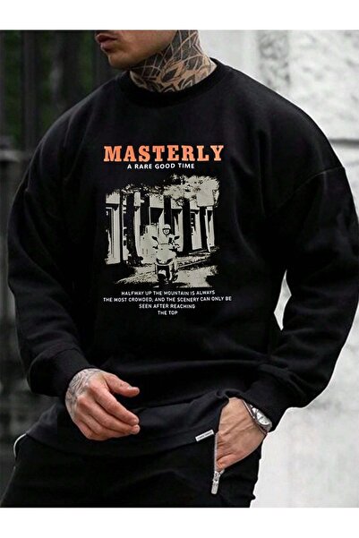 my feminen هوديي للجنسين بتصميم بسيط مطبوع بغطاء رأس جيب قصة فضفاضة سويت شيرت...