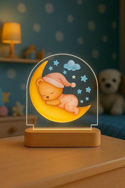 Tahtart BEBEK ÇOCUK ODASI UYUYAN AYICIK GECE LAMBASI