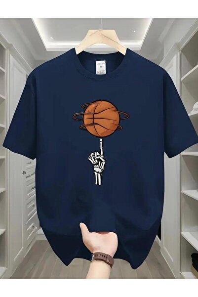 Oceanwear Basketball Themed Crew Neck Short Sleeve Unisex Tshirt
